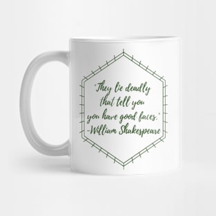 Shakespearean Insults: Good Faces Mug